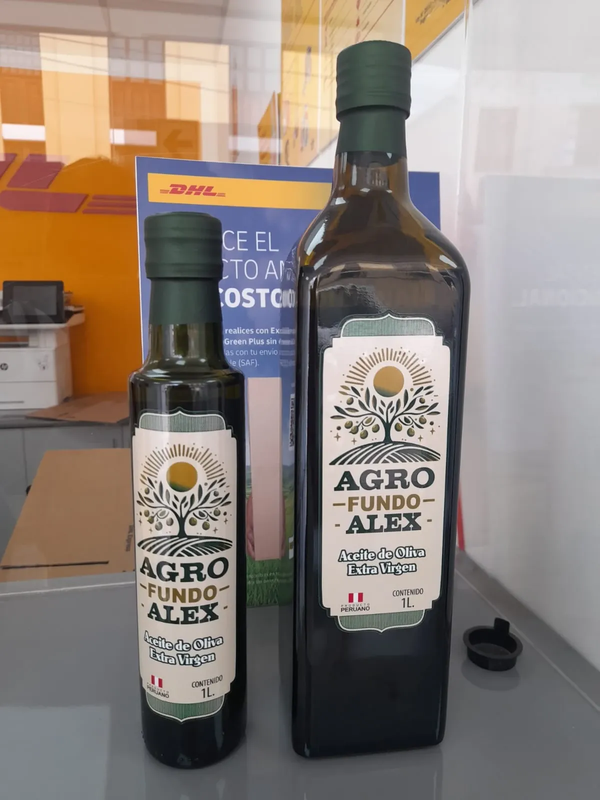 Extra Virgin Olive Oil — Glass Bottle 1L